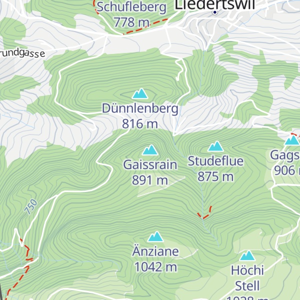 Map of Gaissrain