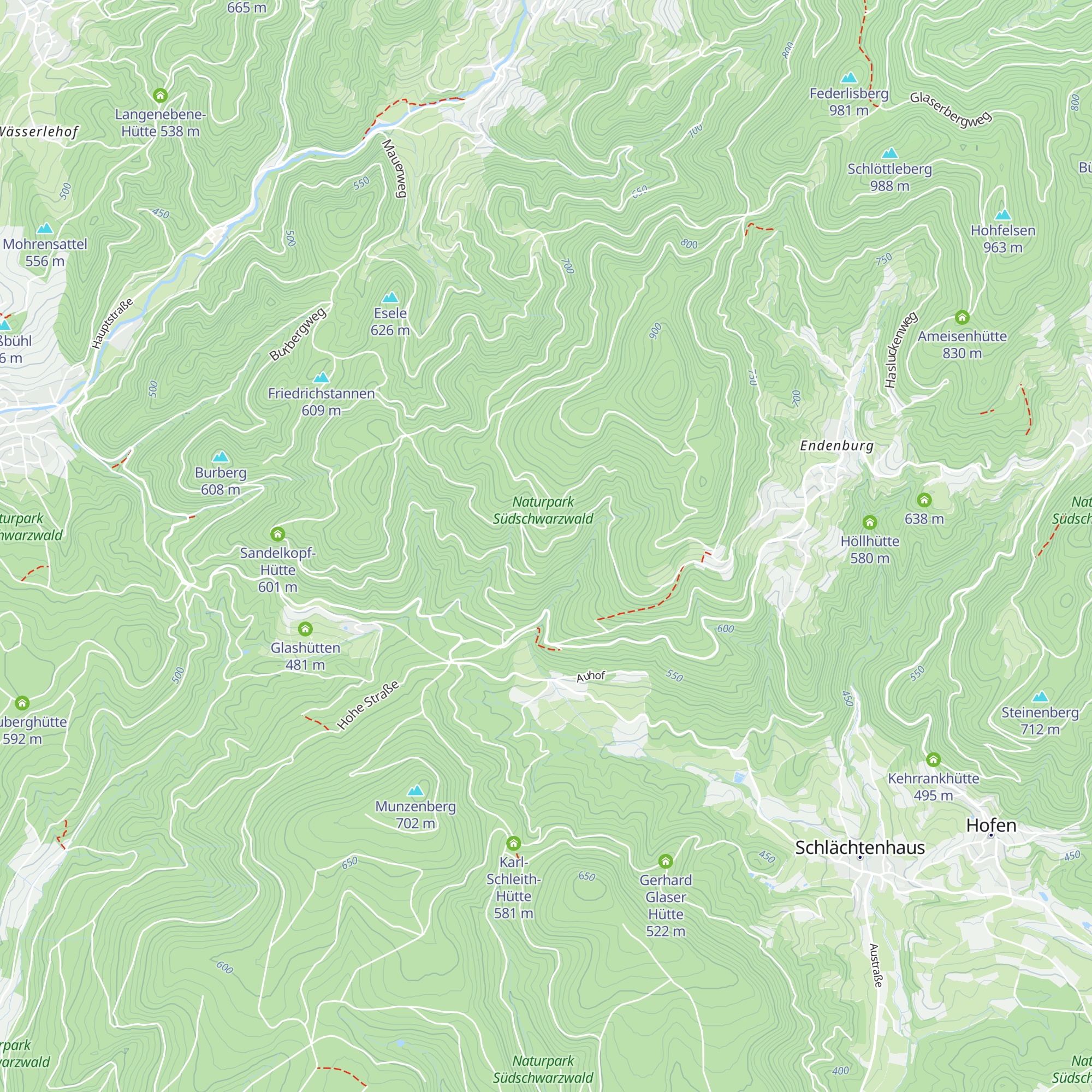 Kaltenbrunnenhütte map
