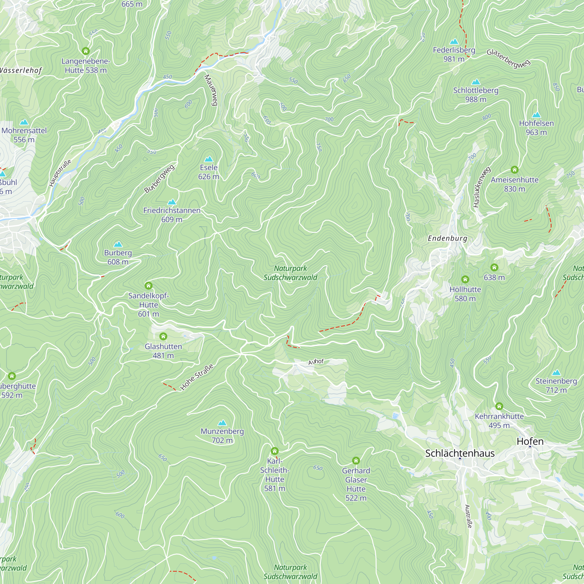 Kaltenbrunnenhütte map