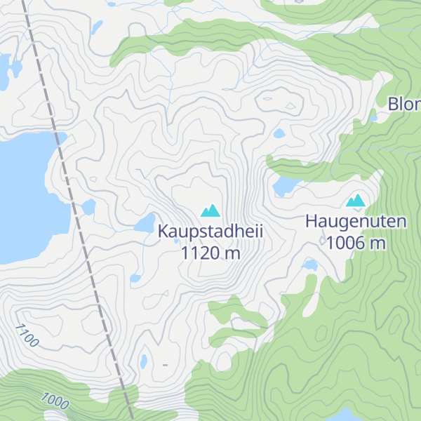 Map of Kaupstadheii