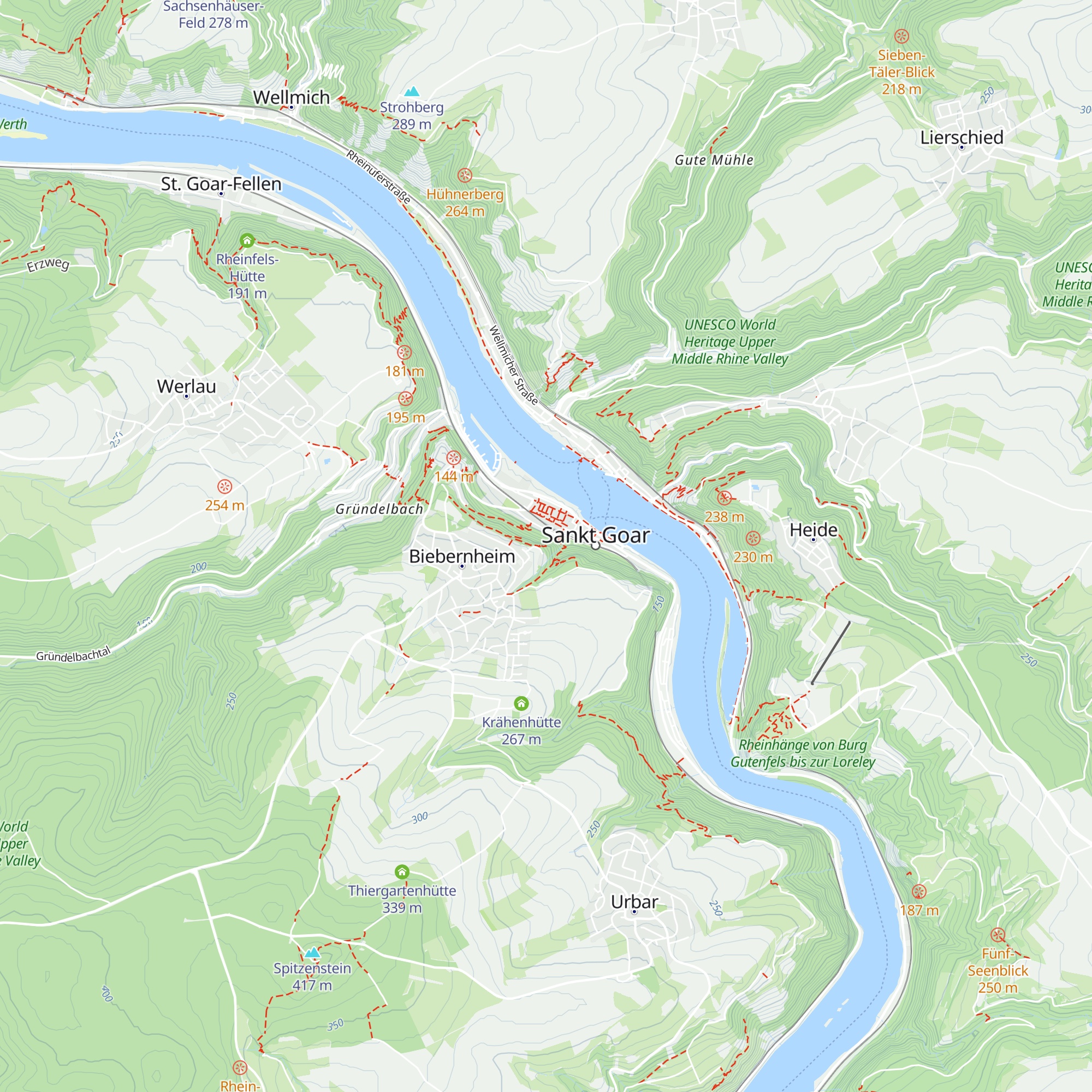 Uhlenhorsthütte map