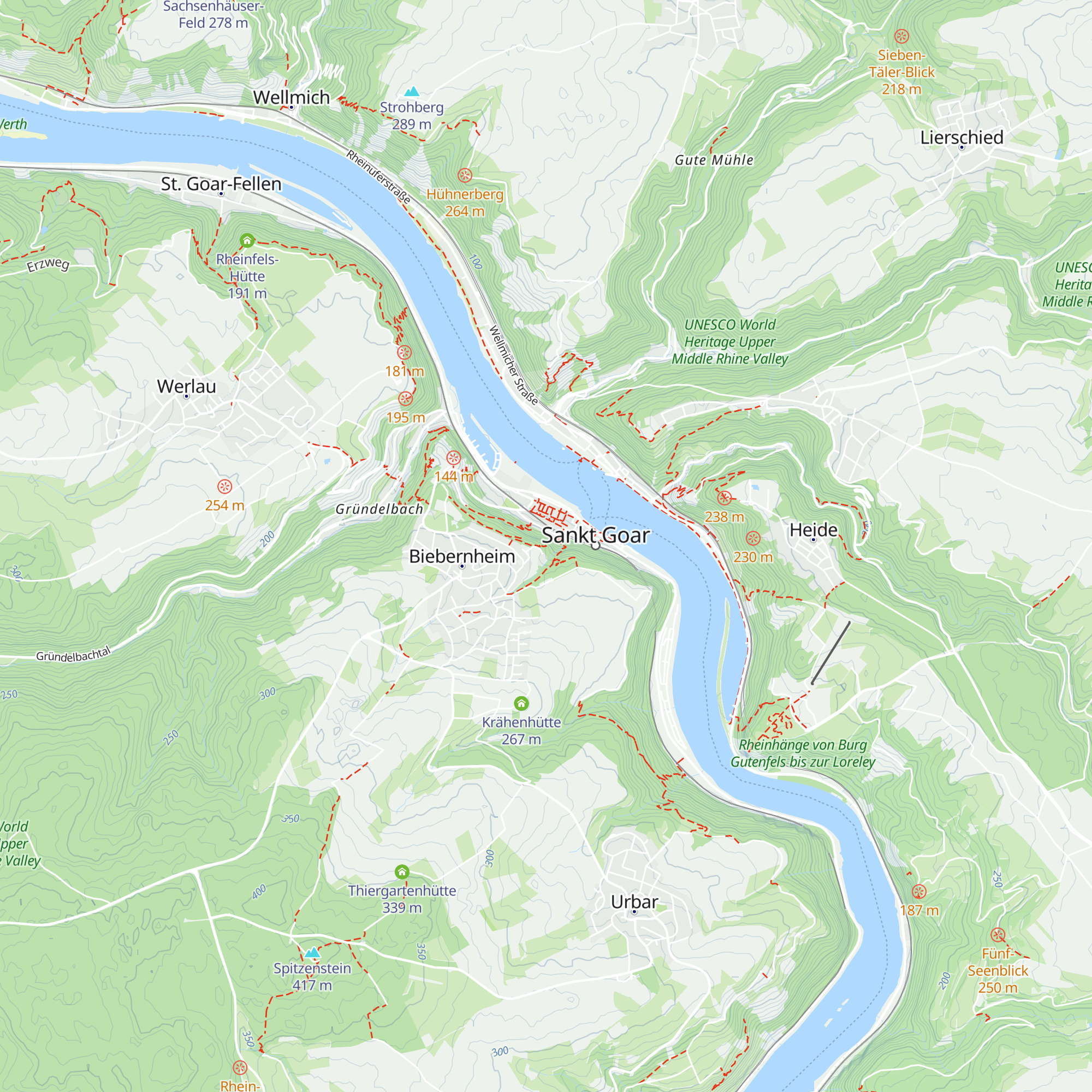 Uhlenhorsthütte map