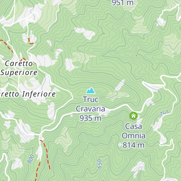 Map of Truc Cravaria