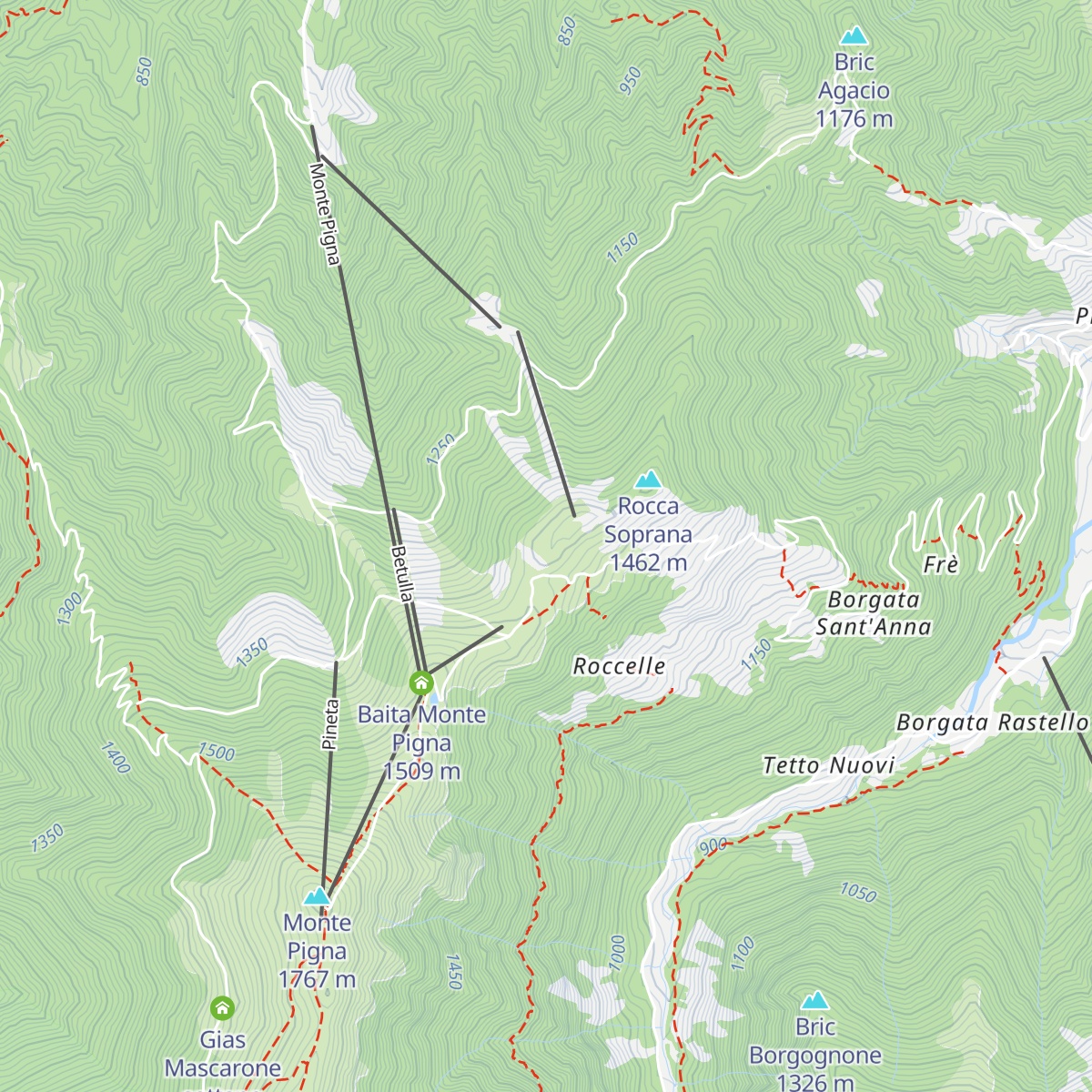 Baita Elica map