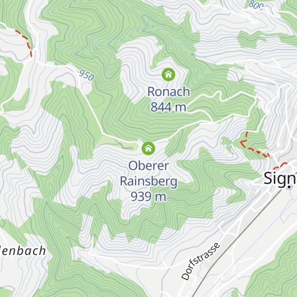 Map of Oberer Rainsberg