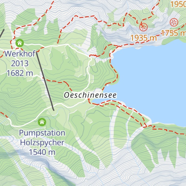 Map of Berghotel Oeschinensee