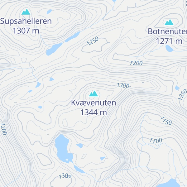 Map of Kvævenuten