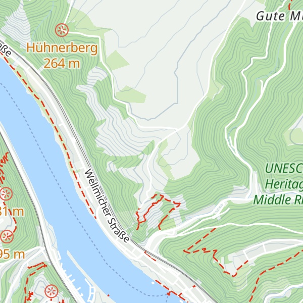 Map of Rheinsteighütte Nochern