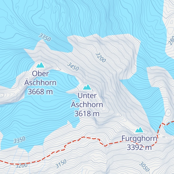Map of Unter Äschhorn