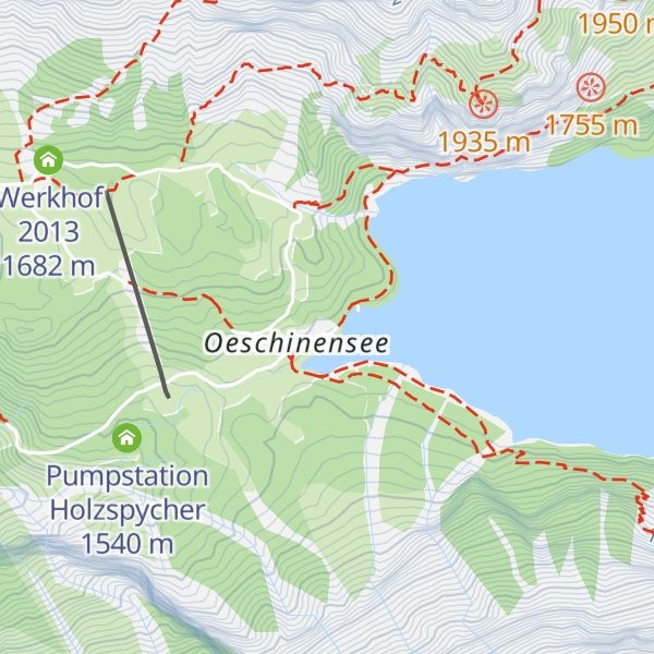 Map of Berghaus Oeschinensee