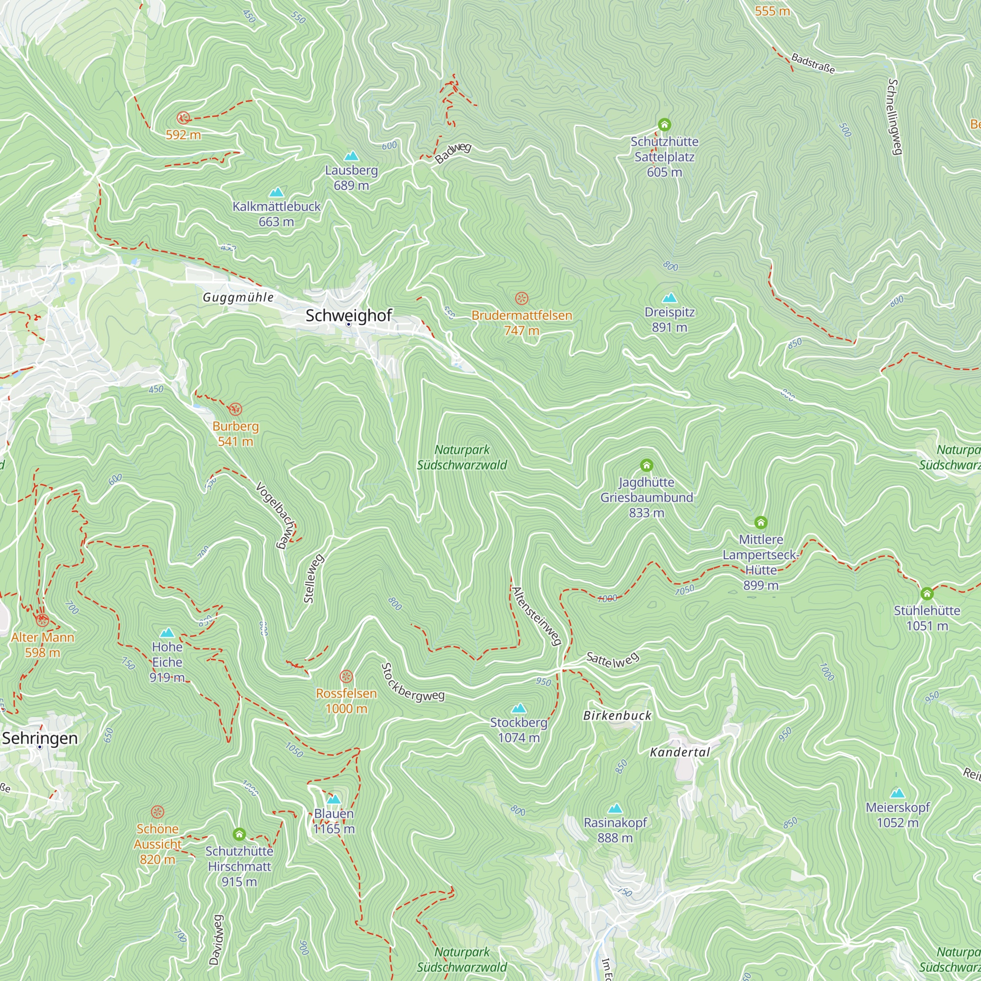 Rüttekopfhütte map