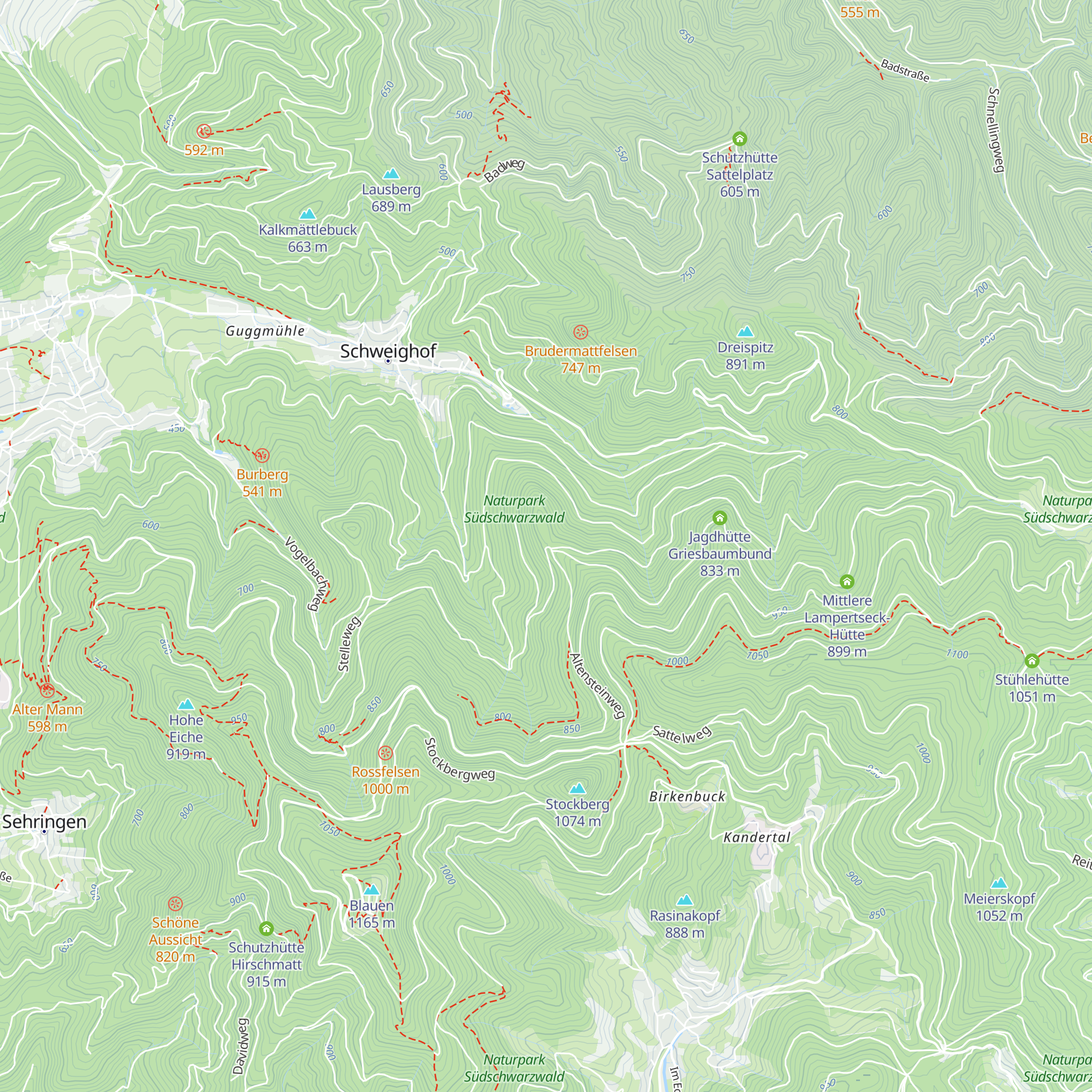 Rüttekopfhütte map
