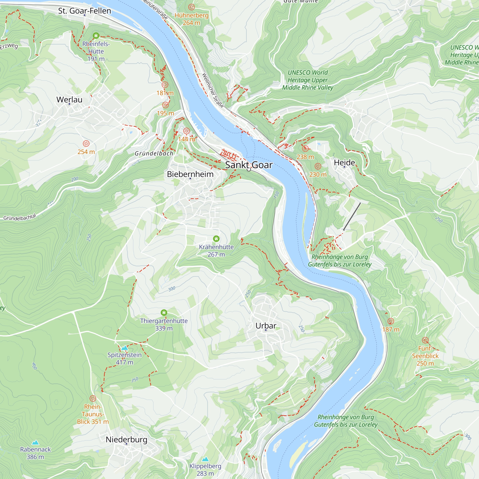 Seelenbachhütte map