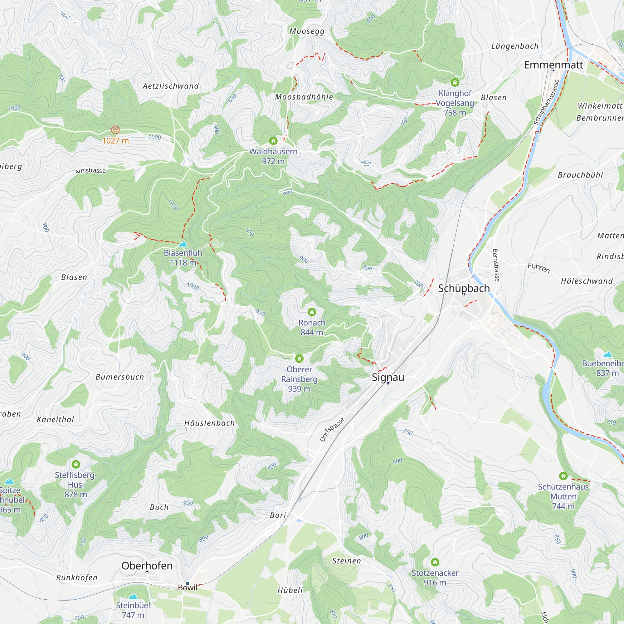 Ronach map