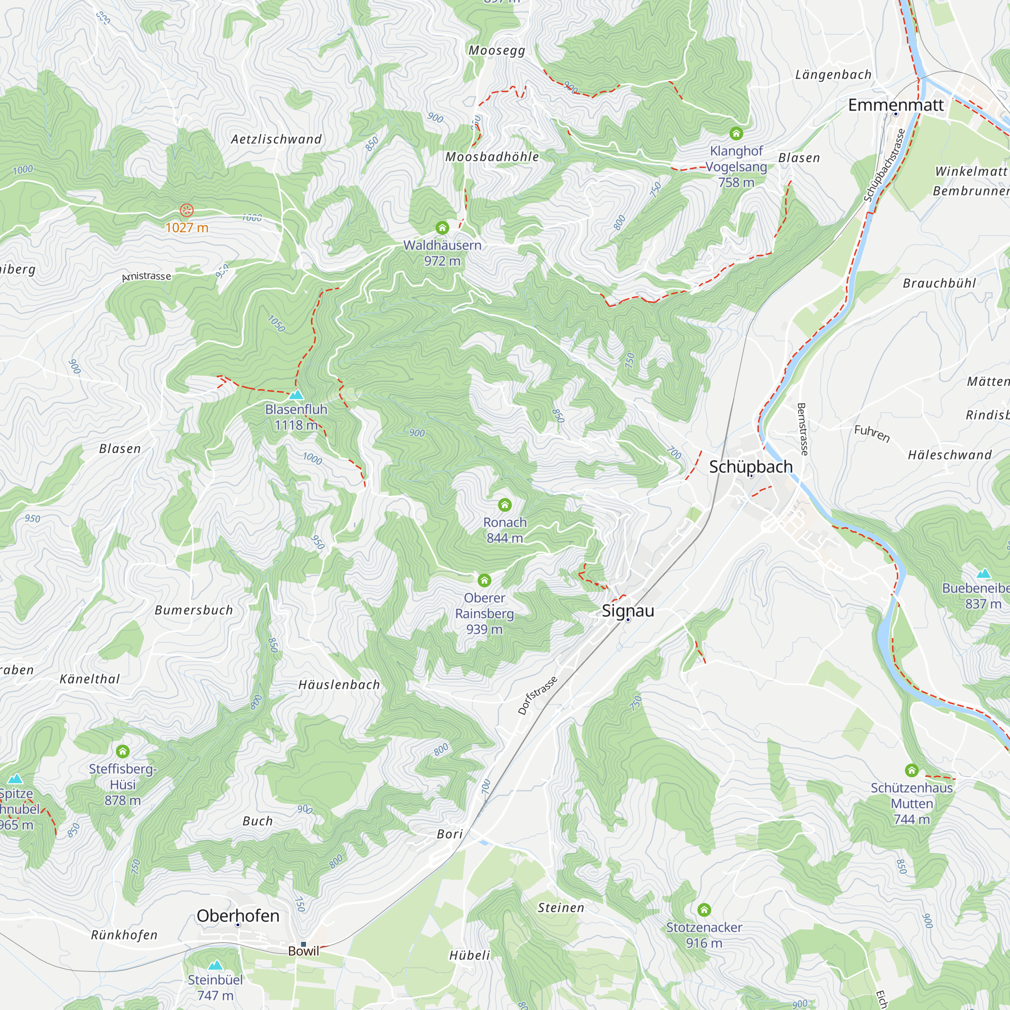 Ronach map
