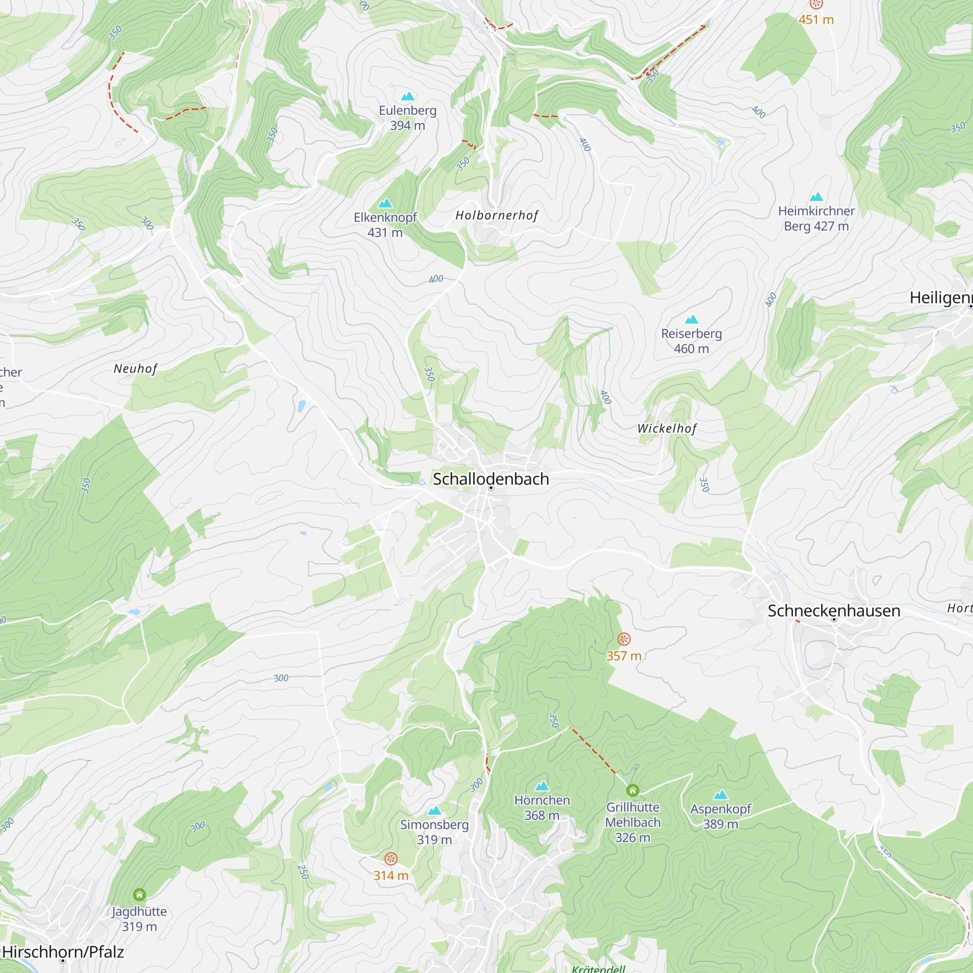 Zur Schlemmerhütte map