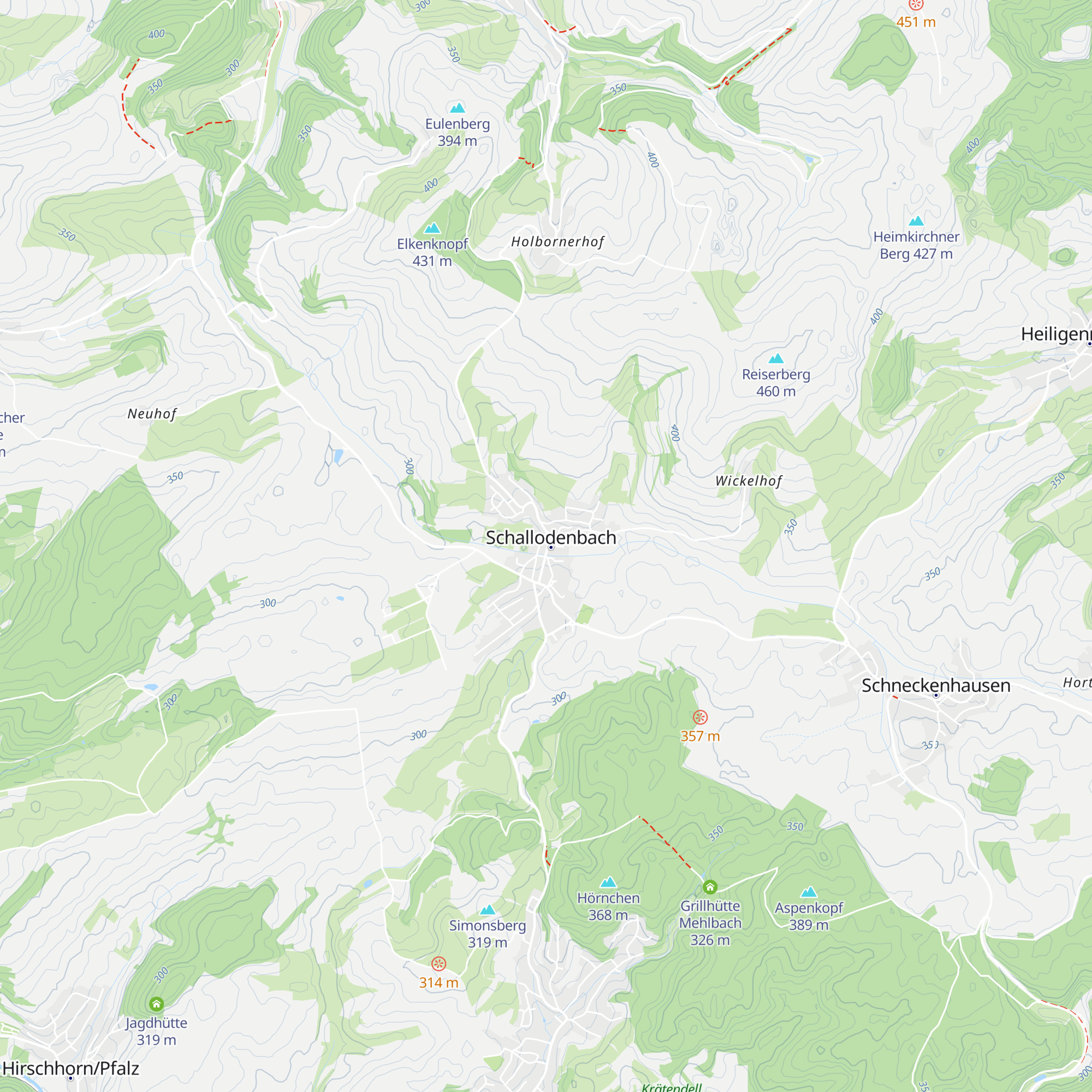 Zur Schlemmerhütte map
