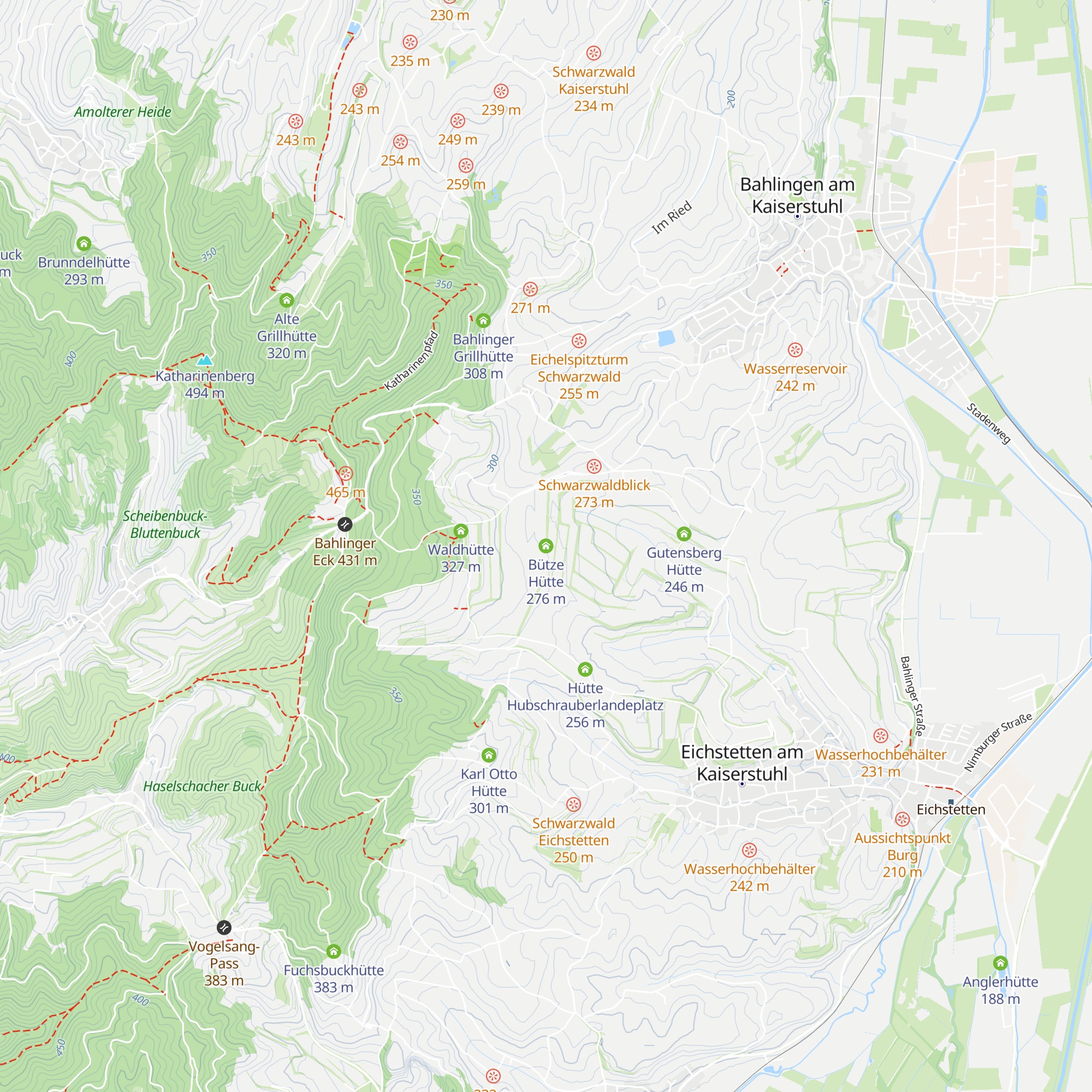 Bütze Hütte map