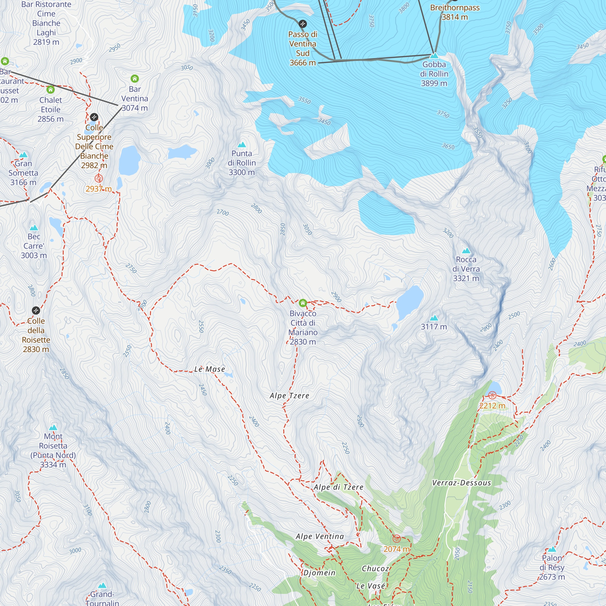 Bivacco Città di Mariano map