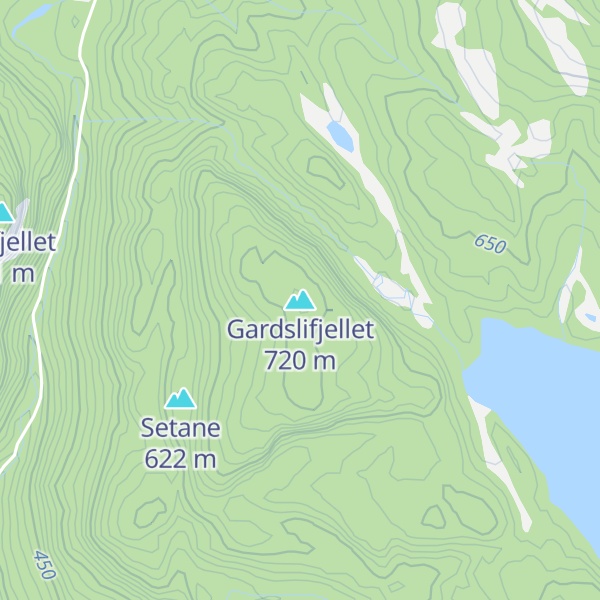 Map of Gardslifjellet