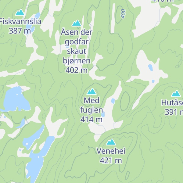 Map of Med fuglen
