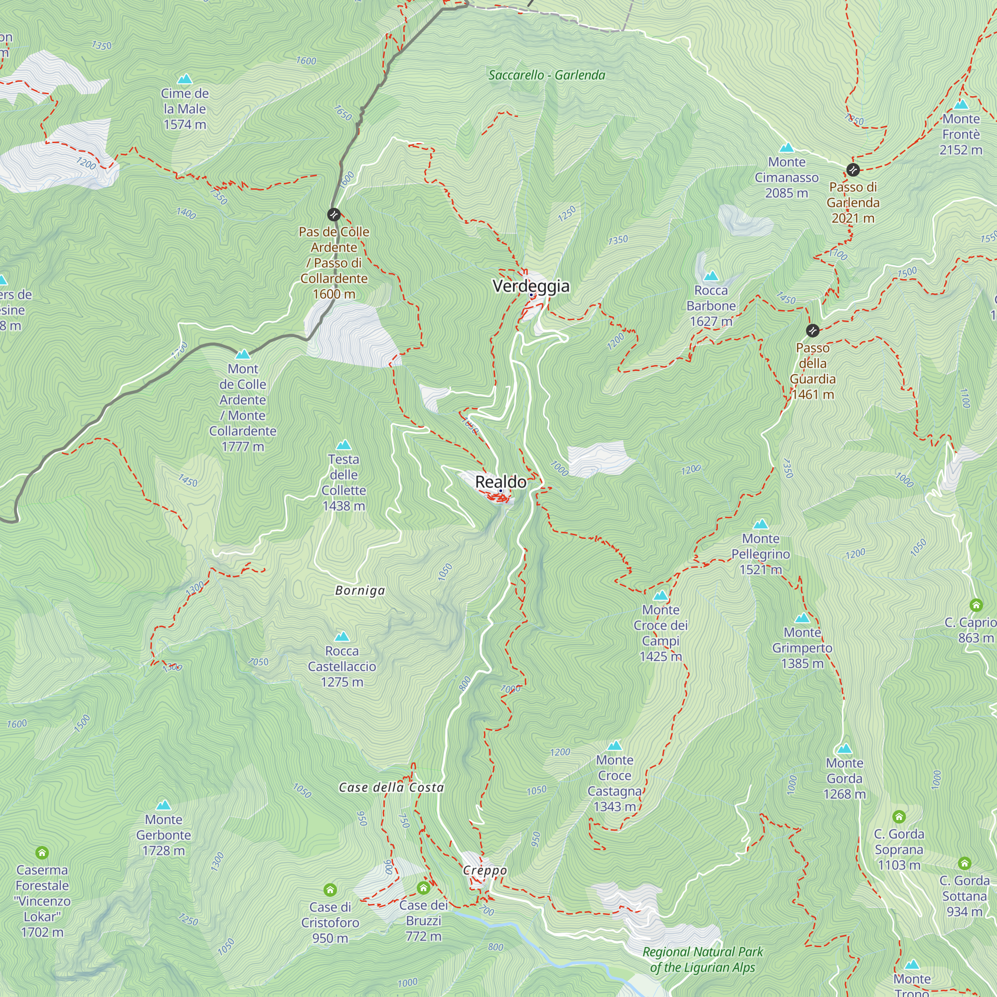 Rifugio Realdo map