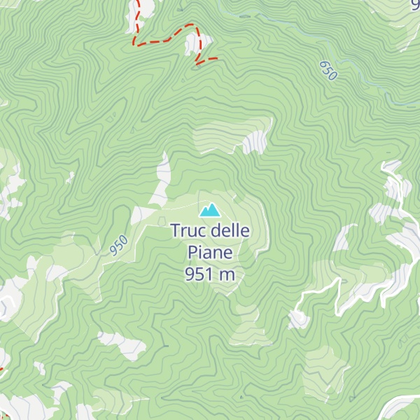 Map of Truc delle Piane