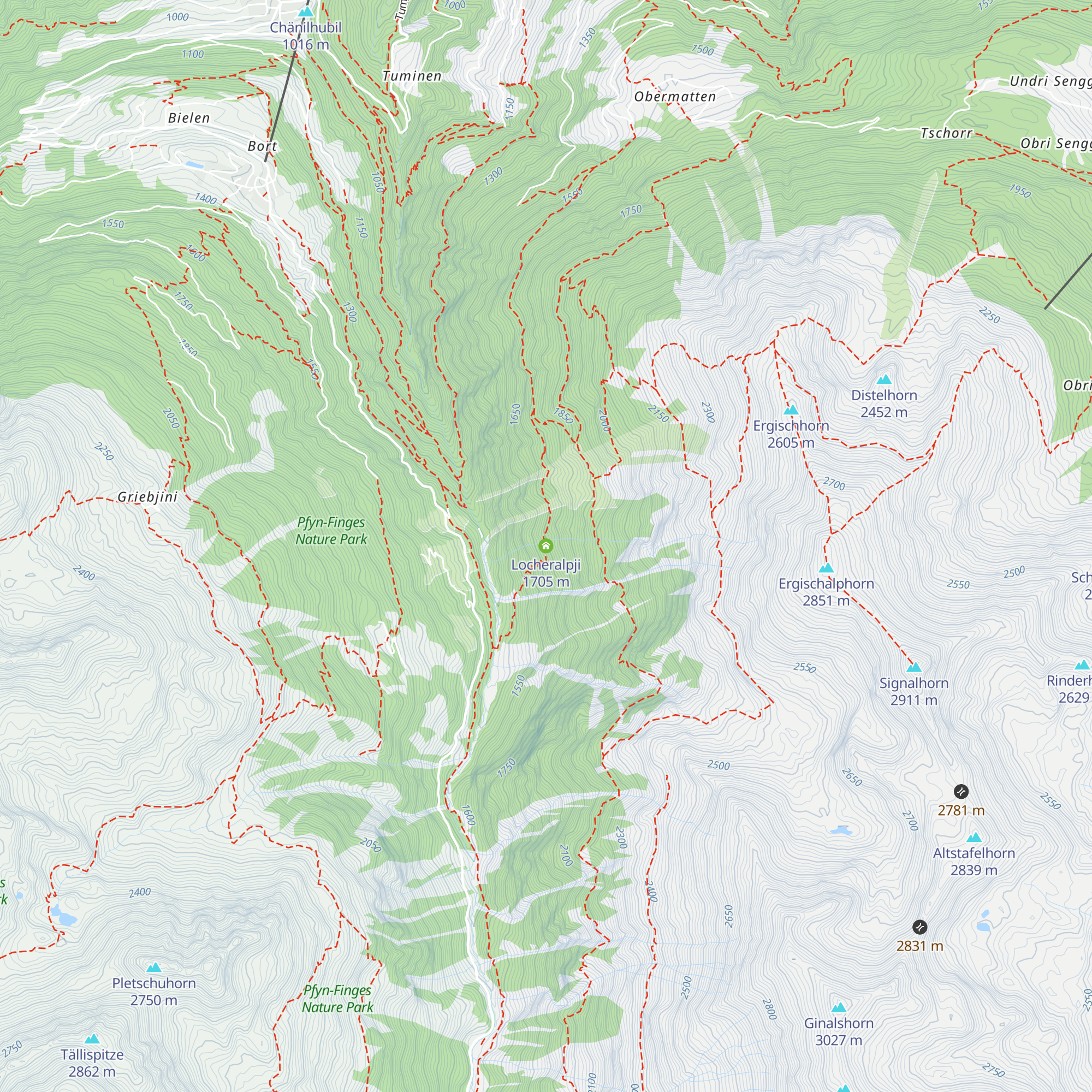 Locheralpji map