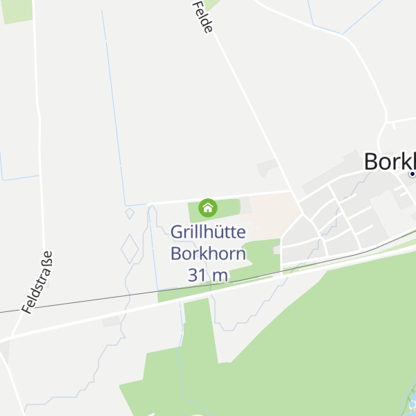 Map of Grillhütte Borkhorn