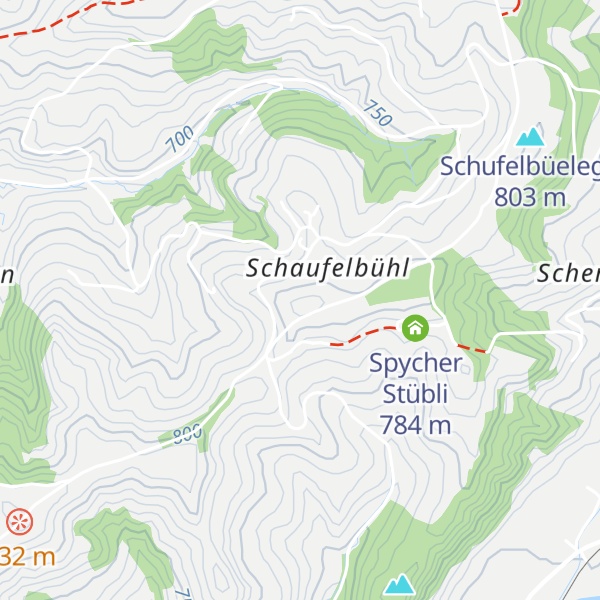 Map of Schufelbüel