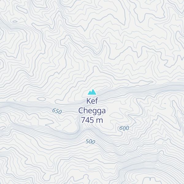 Map of Kef Chegga