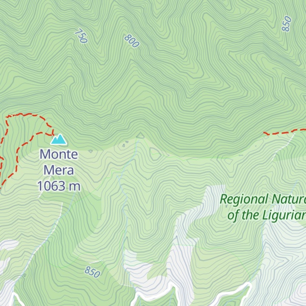 Map of Monte Garbinee