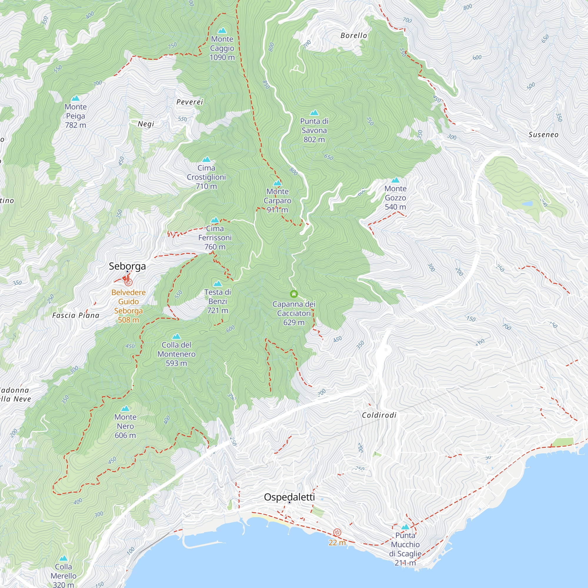 Capanna dei Cacciatori map