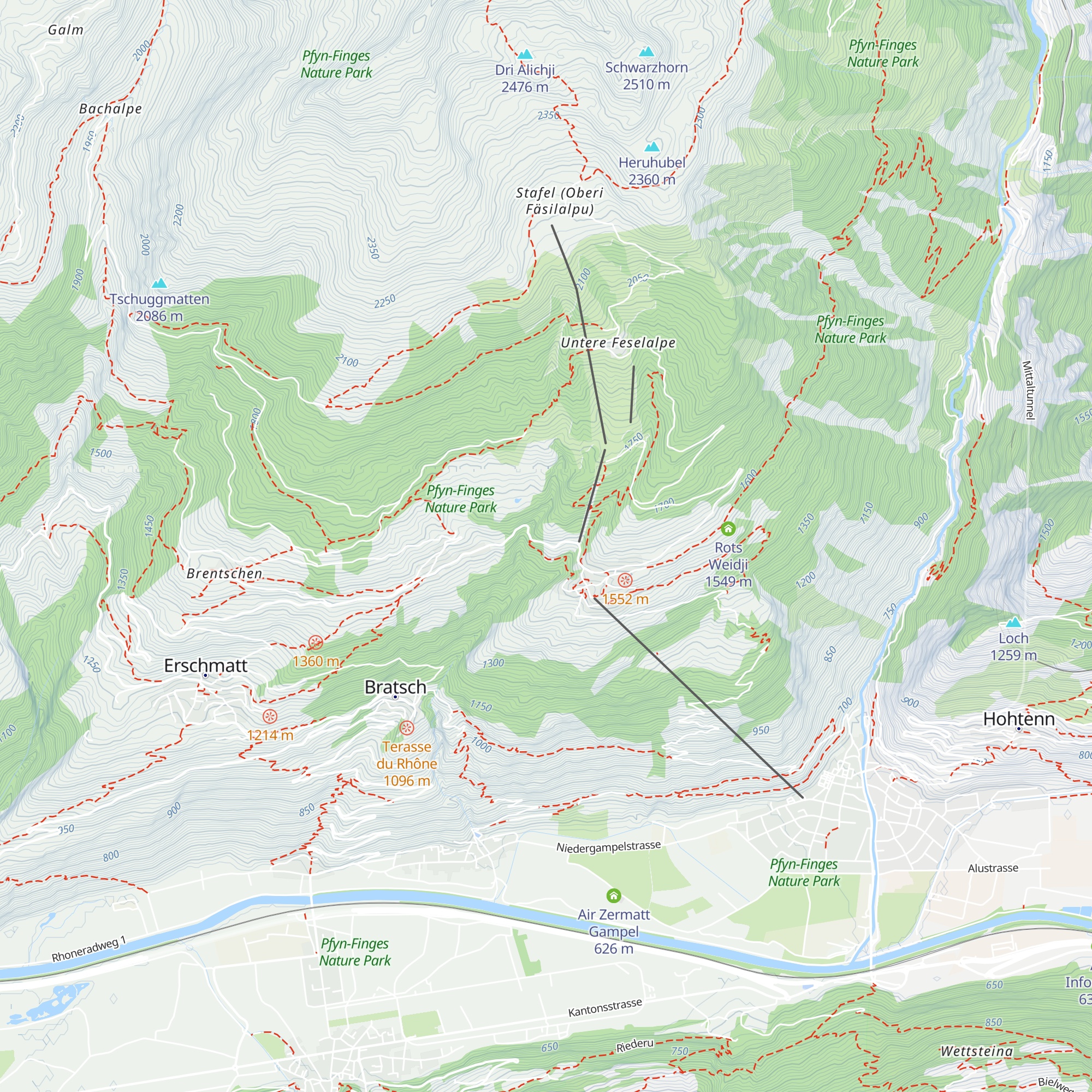 Leuca map