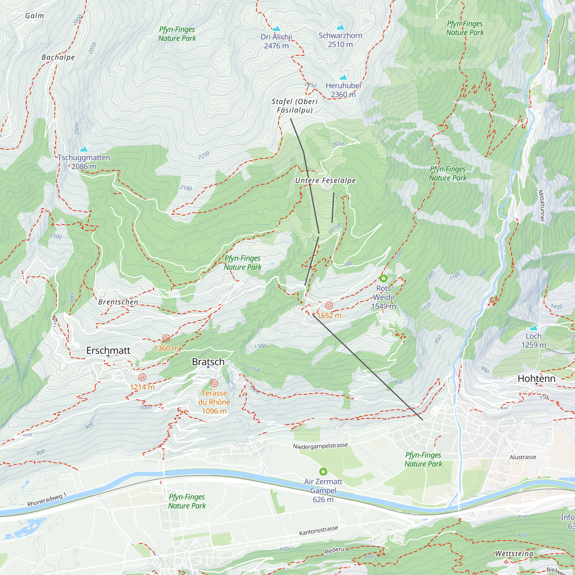 Leuca map