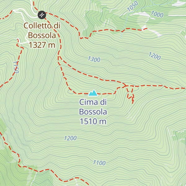 Map of Cima di Bossola