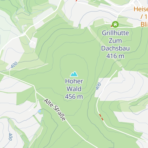 Map of Hoher Wald