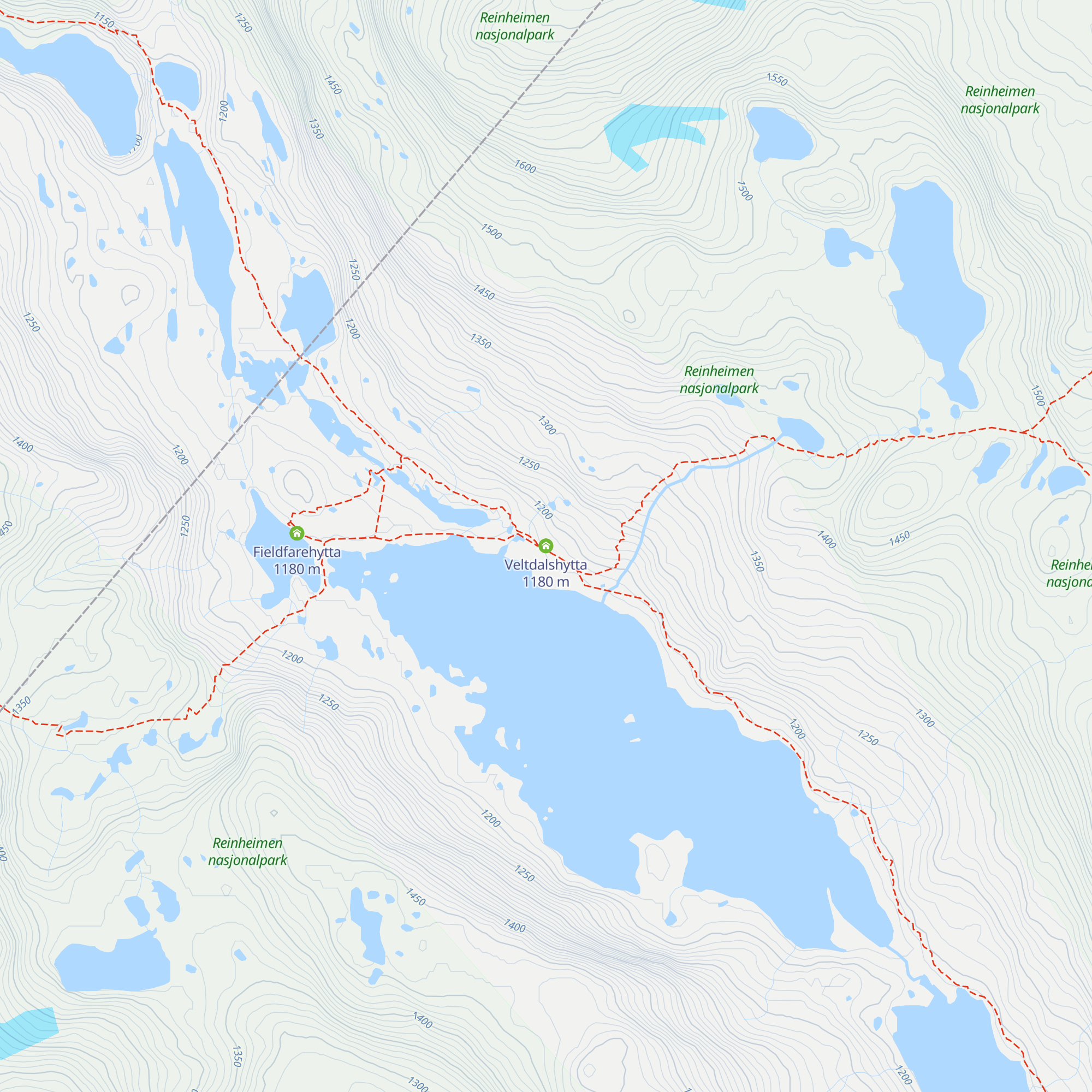 Veltdalshytta map