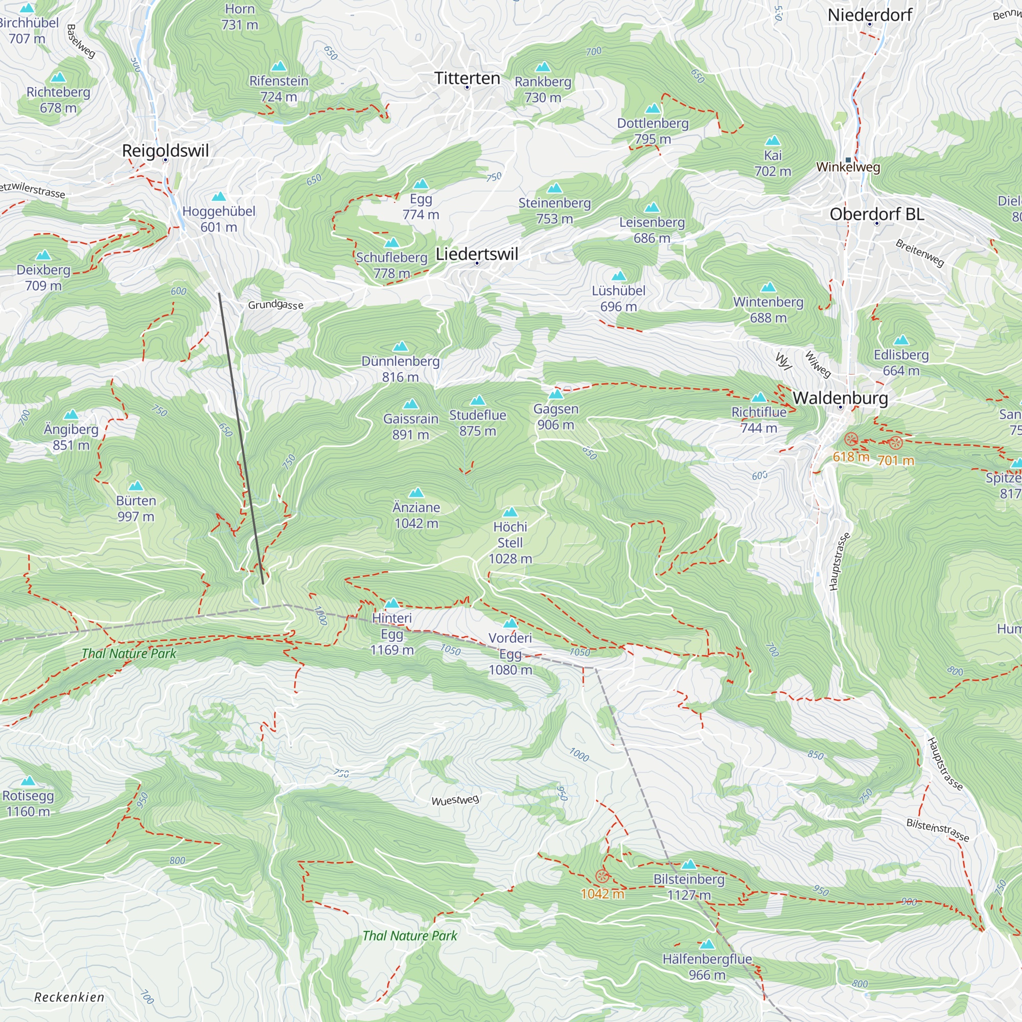 SAC Waldweid map