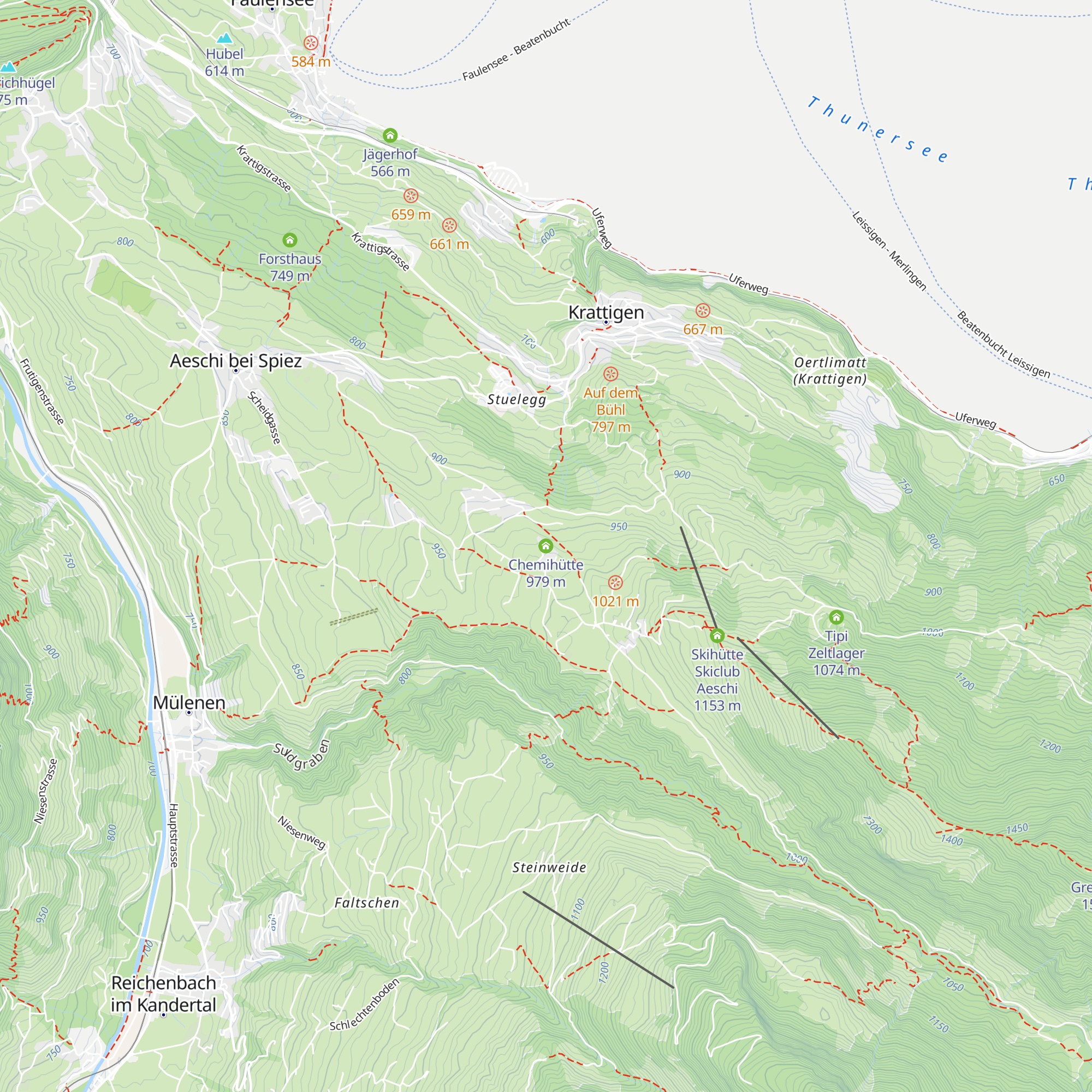 Chemihütte map