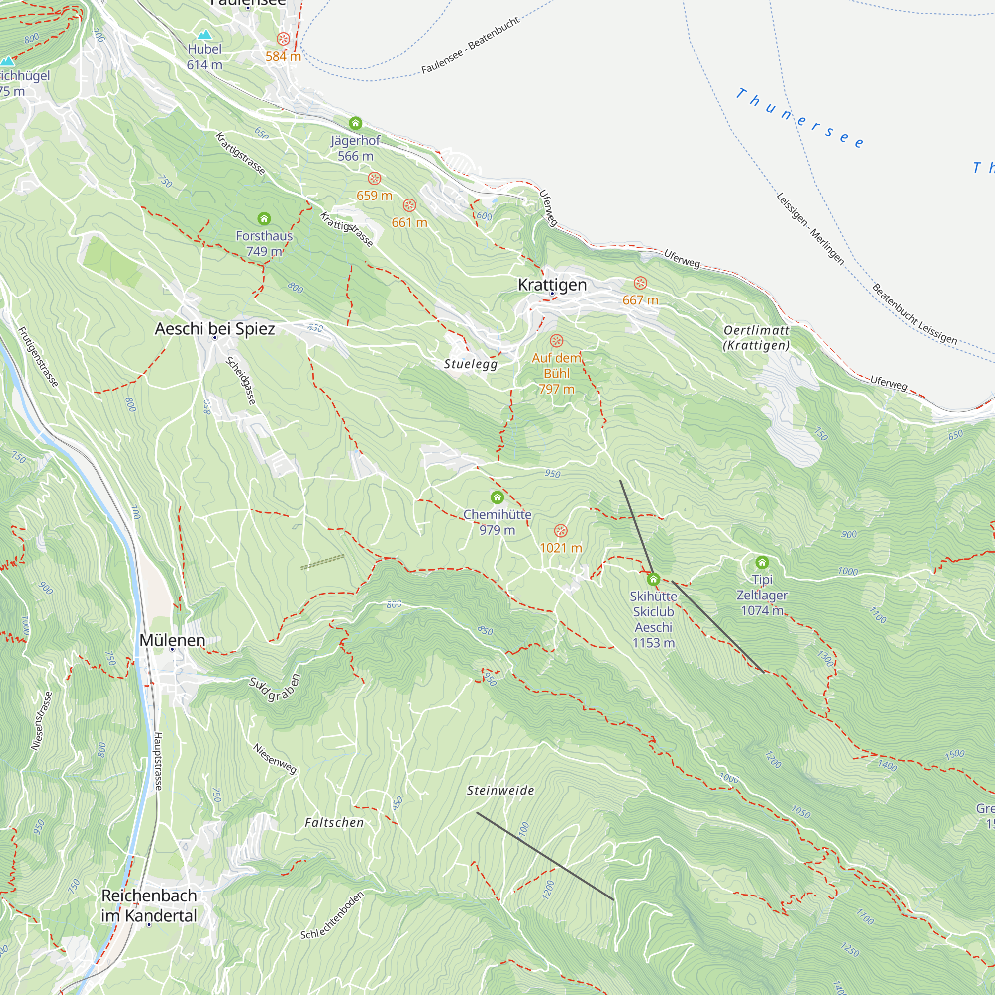 Chemihütte map