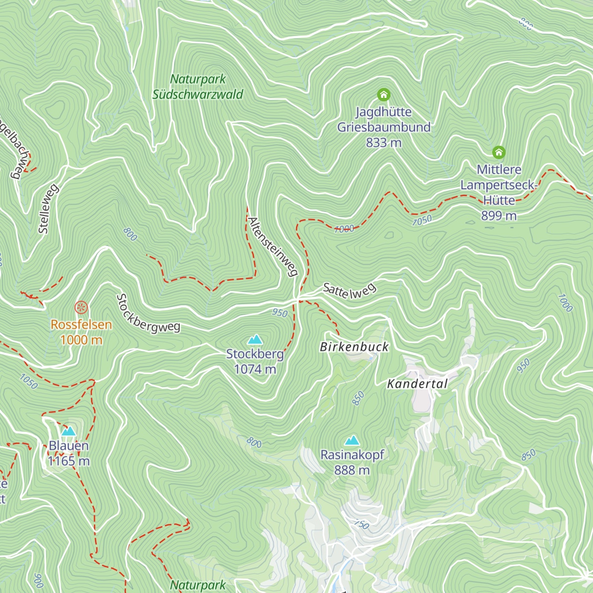 Egerten-Hütte map