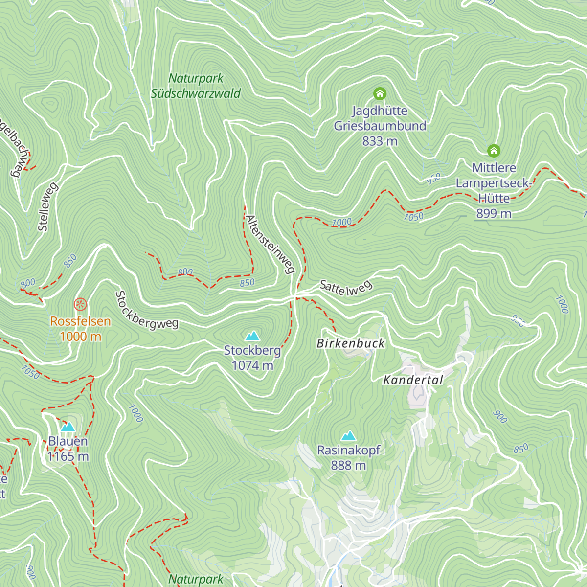 Egerten-Hütte map