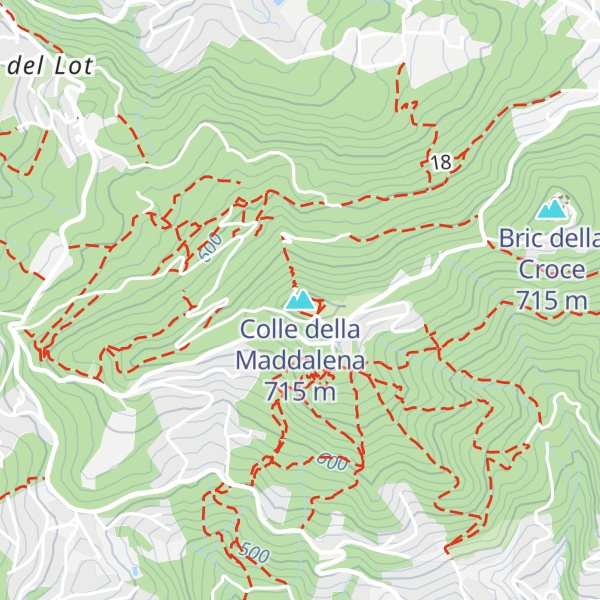 Map of Colle della Maddalena