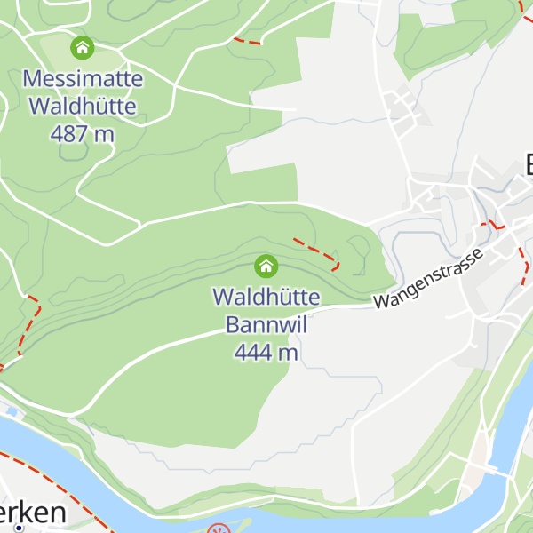 Map of Waldhütte Bannwil