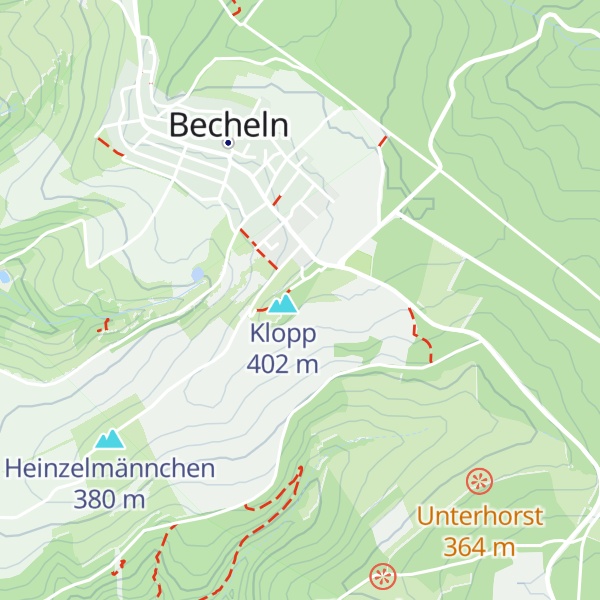 Map of Grillhütte Adlerhorst 1975