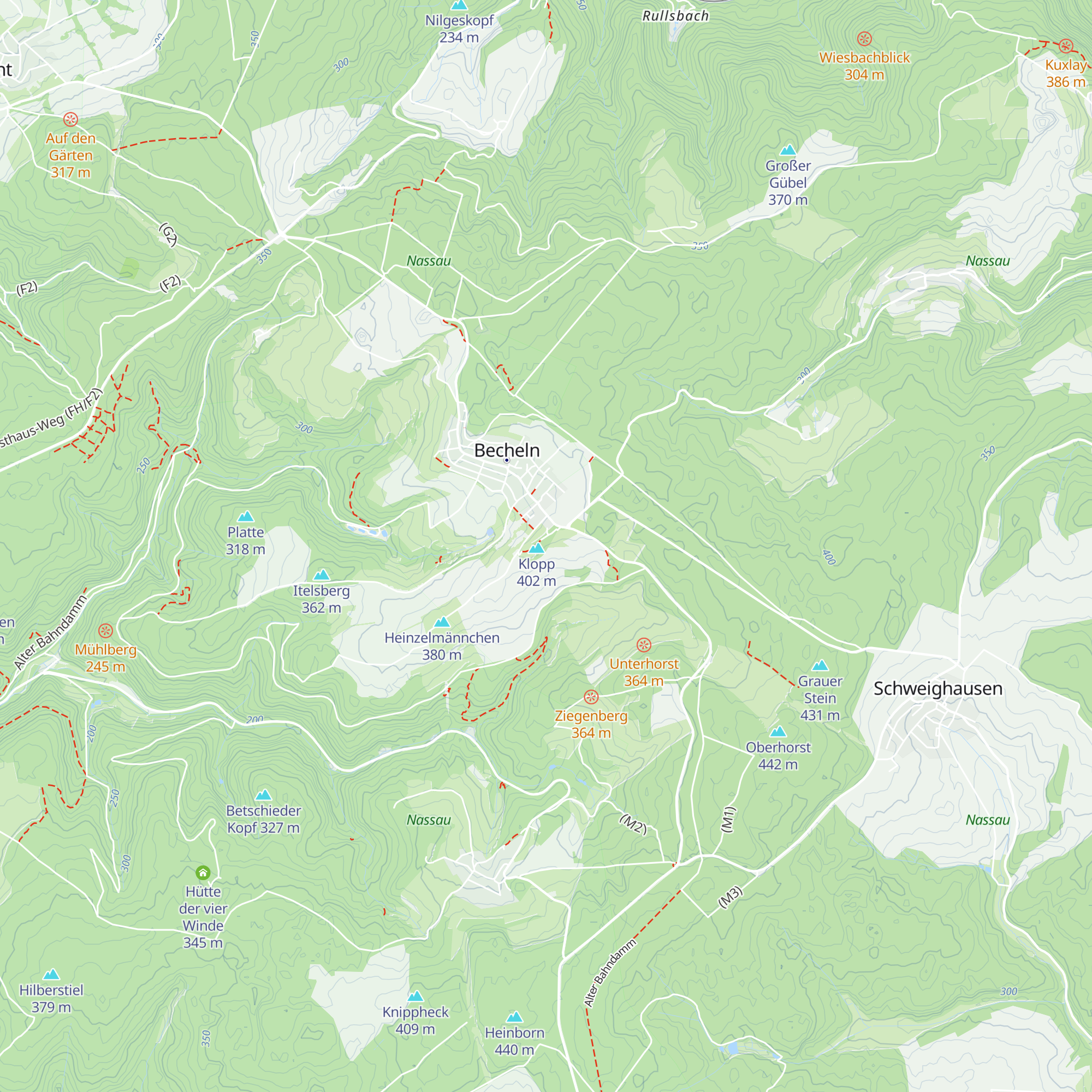 Grillhütte Adlerhorst 1975 map