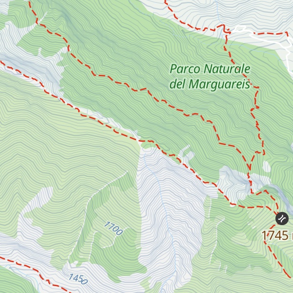 Map of Rocca del Praet
