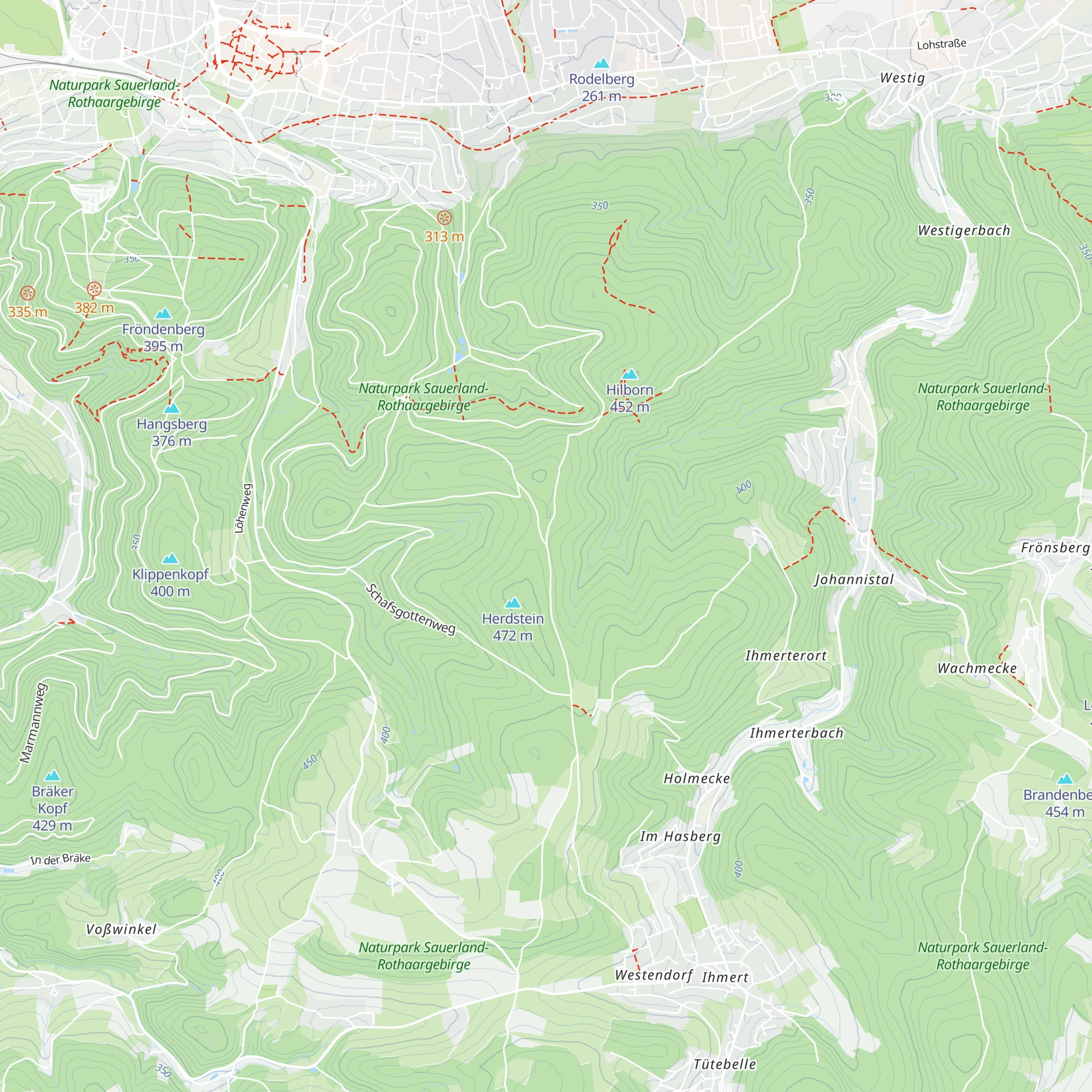 Onkel Dieters Hütte map