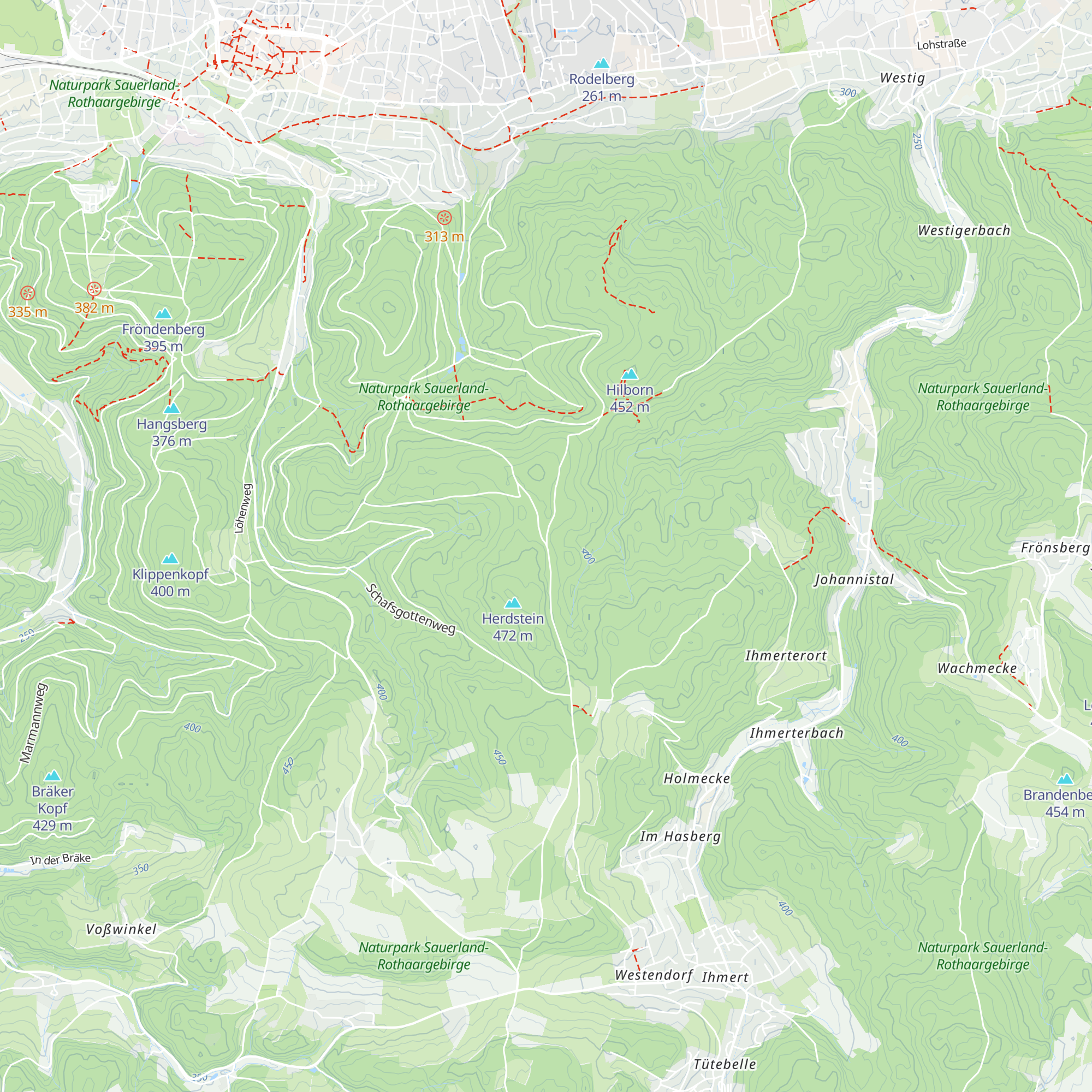 Onkel Dieters Hütte map